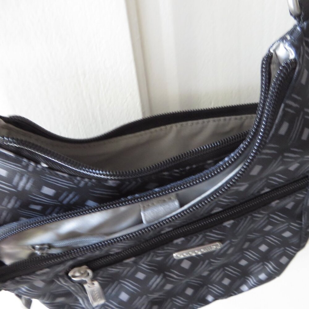 Baggallini Black and Gray Crossbody Bag - Picture 3 of 10